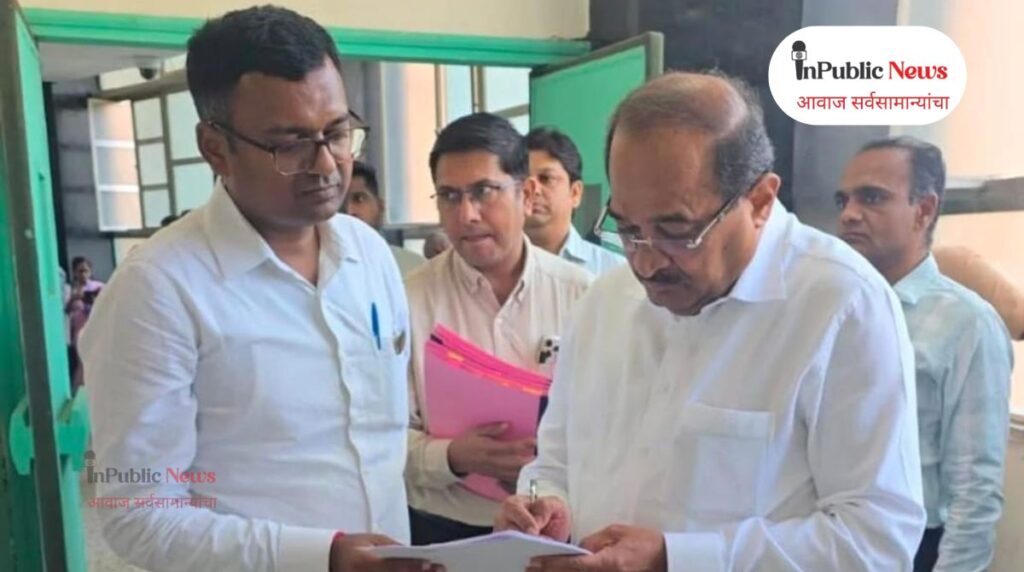 Minister Radhakrishna Vikhe Patil MLA Dr Babasaheb Deshmukh