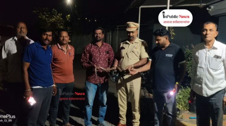 सांगोल्यात वनविभागाची तत्परता; अवघ्या पाच मिनिटांत घटनास्थळी दाखल