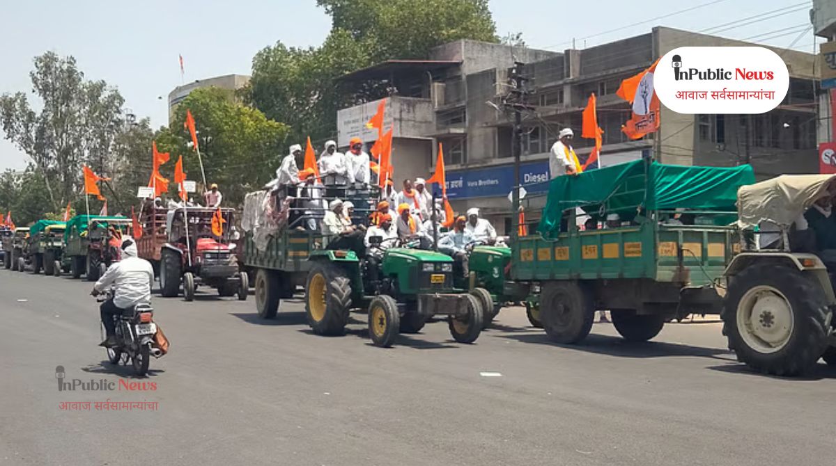 शिवसेनेचा ट्रॅक्टर मोर्चा; संपूर्ण शेतकरी कर्जमाफीची जोरदार मागणी