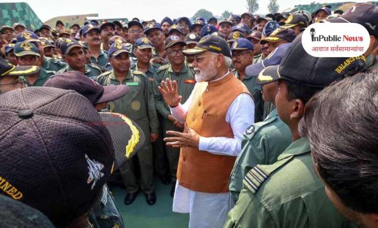 Indian army PM Narendra Modi