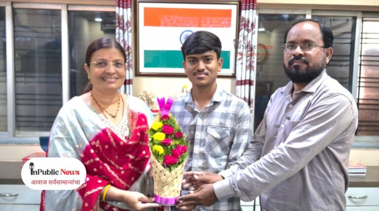 नैतिक डोके 100% गुण घेऊन केंब्रिज विद्यालयातून प्रथम