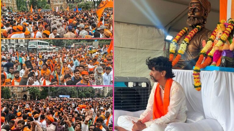 Manoj Jarange Patil Azad Maidan : मुंबईत शक्तिप्रदर्शन आझाद मैदान फुल्ल; सरकारची धावपळ!