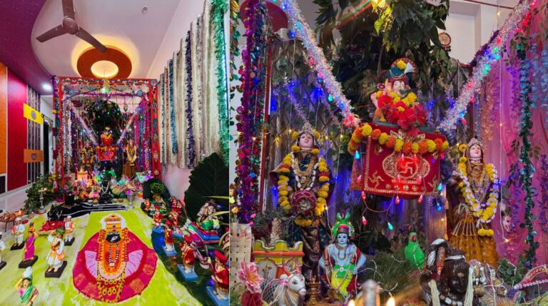 घरोघरी लक्ष्मी आरास सकारात्मक विचारांची झलक! पारंपरिक वारसा जपणारे संदेश