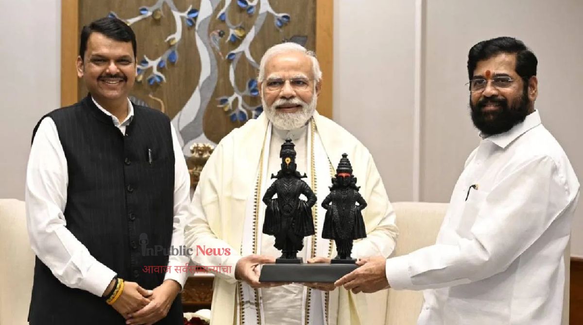 पंतप्रधान मोदींची मुख्यमंत्री  फडणवीस, उपमुख्यमंत्री शिंदे यांनी घेतली भेट; पूरग्रस्तांसाठी मागितली केंद्राकडून मदत