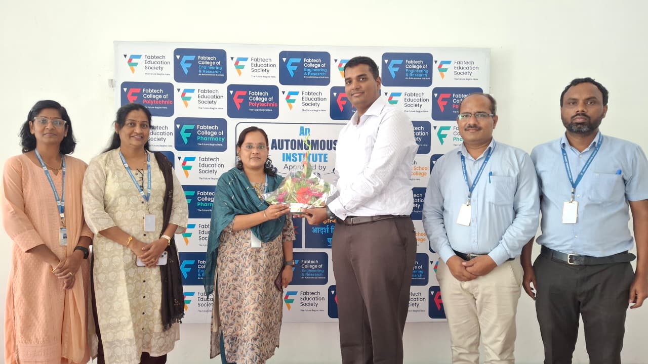 सांगोला फॅबटेकच्या प्रा. स्वाती माने यांना पीएच.डी. पदवी प्रदान