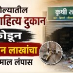 सांगोल्यात कृषी साहित्य दुकानावर धाडसी चोरी  ३.४६ लाखांचा मुद्देमाल लंपास व्यापाऱ्यांत भीतीचे वातावरण 
