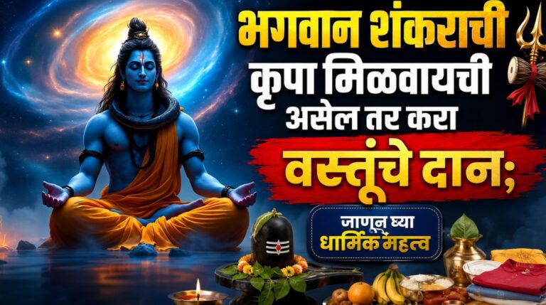 भगवान शंकराची कृपा मिळवायची असेल तर करा वस्तूंचे दान; जाणून घ्या धार्मिक महत्त्व