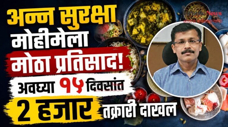 अन्न सुरक्षा मोहिमेला मोठा प्रतिसाद! अवघ्या १५ दिवसांत २ हजार तक्रारी दाखल