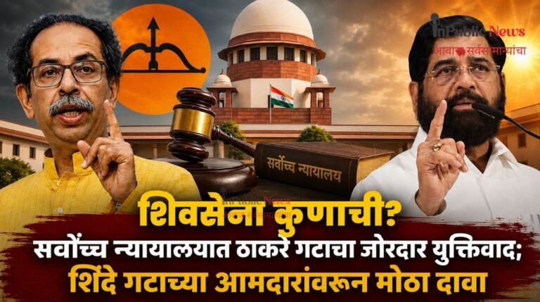 शिवसेना कुणाची? सर्वोच्च न्यायालयात ठाकरे गटाचा जोरदार युक्तिवाद; शिंदे गटाच्या आमदारांवरून मोठा दावा