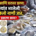दुकान आणि घरावर छापा; 106 पोत्यांत भरलेली 5,663 किलो नाणी जप्त, नेमकं प्रकरण काय?