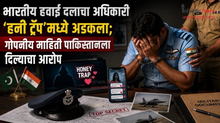 भारतीय हवाई दलाचा अधिकारी ‘हनी ट्रॅप’मध्ये अडकला; गोपनीय माहिती पाकिस्तानला दिल्याचा आरोप