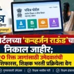 पवित्र पोर्टलच्या ‘कन्व्हर्जन राऊंड’चा निकाल जाहीर; ४,३९० रिक्त जागांसाठी उमेदवारांची ऑनलाइन शिफारस, शिक्षक भरती प्रक्रियेला वेग