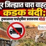 सोलापूर जिल्ह्यात चारा वाहतुकीवर कडक बंदी; दुष्काळाच्या पार्श्वभूमीवर प्रशासनाचा मोठा निर्णय!